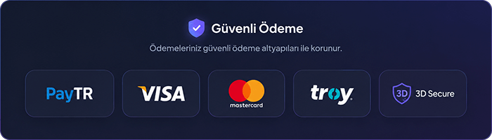 Güvenli ödeme — kredi kartı ve PayTR