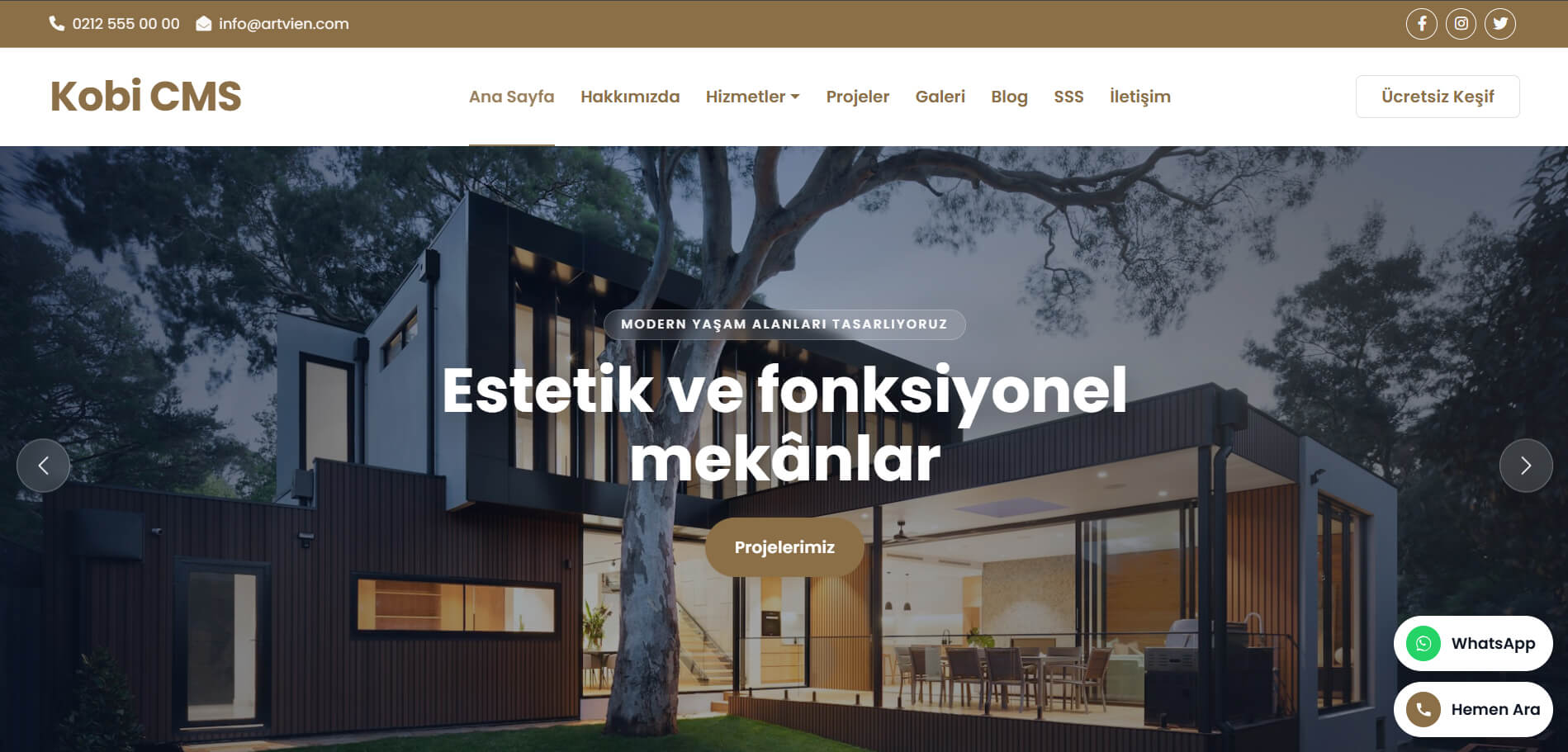 Dekorasyon Web Sitesi Tasarımı